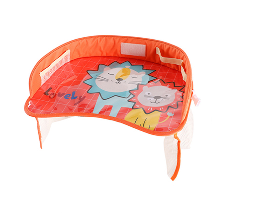 Baby car seat tray table Orange 0 - Tophatter Daily Deals
