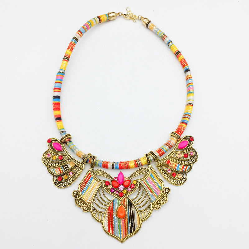 Bohemian drop stone alloy jewelry set Multicolor 0 - Tophatter Daily Deals