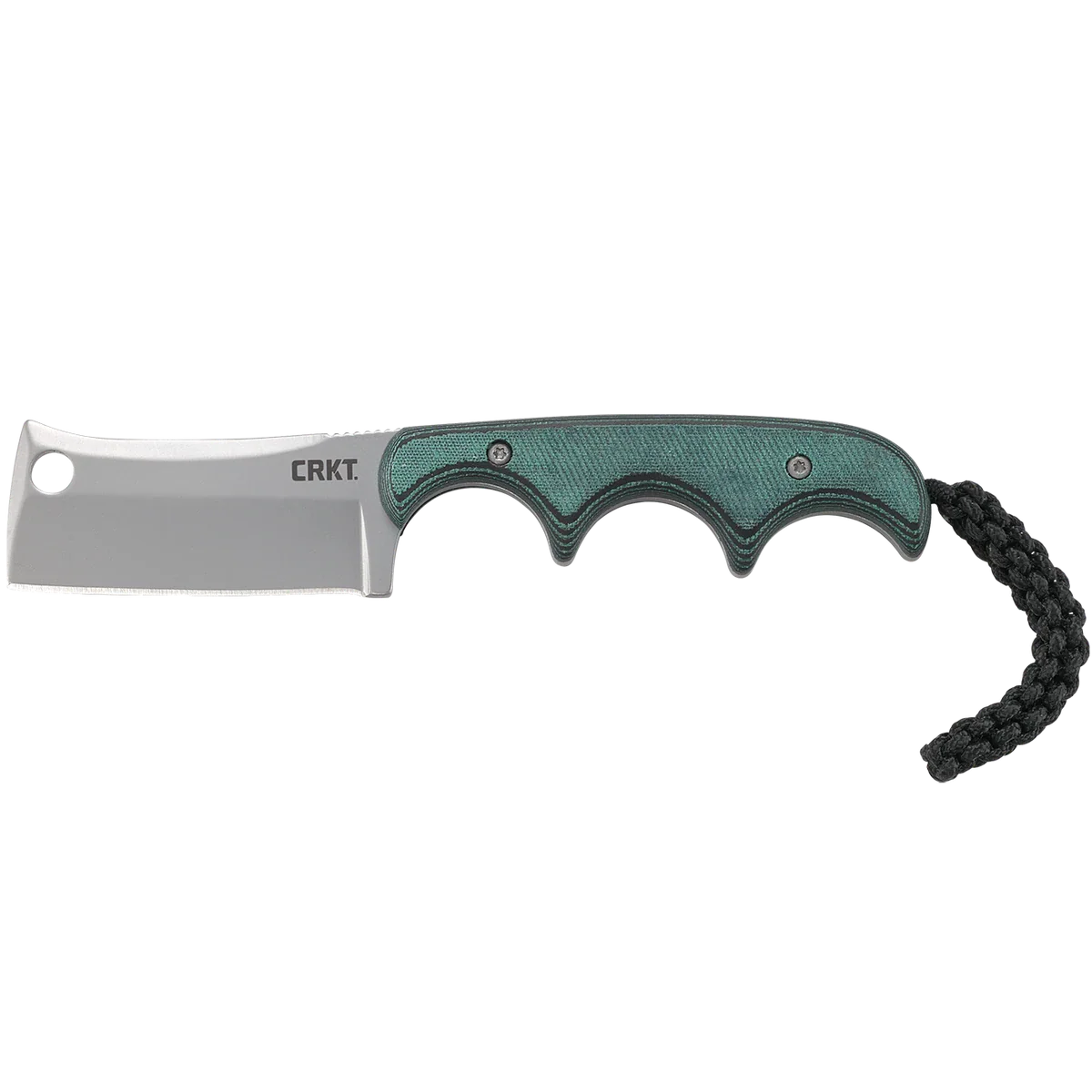 CRKT Folts Minimalist - Cleaver Neck Knife - Black G10 - 2383 Knives - Tophatter Daily Deals