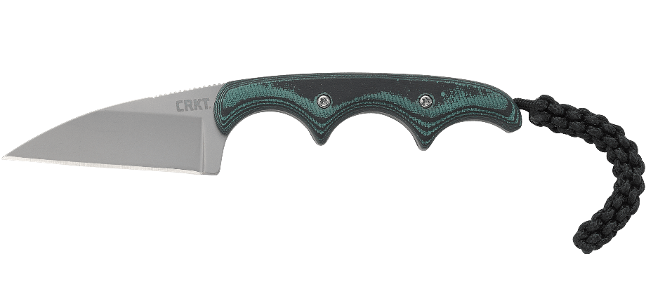 CRKT Folts Minimalist - Wharncliffe Neck Knife - Black G10 - 2385 Knives - Tophatter Daily Deals