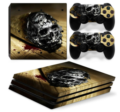 0131-0155 PS4 Pro game machine host Sticker Anti scraping geometric pattern sticker 20 3 12 0 - Tophatter Daily Deals
