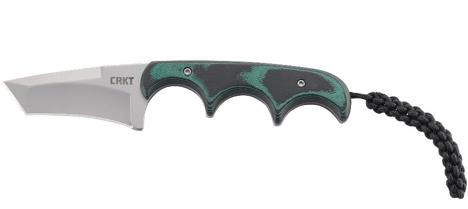 CRKT Folts Minimalist - Tanto Neck Knife - Black G10 - 2386 Knives - Tophatter Daily Deals