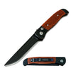 4.5" Closed Everyday Carry Clip Point Auto Switchblade Knife Wood - TOPHATTER'S ARMORY DEALS Collectible Weapons - Tophatter Daily Deals