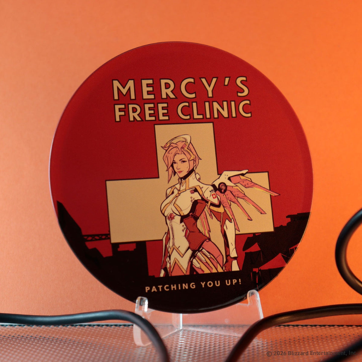 Overwatch - Set of Four Printed Metal Coasters Coaster - Tophatter Daily Deals