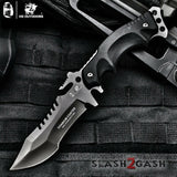 HX OUTDOORS Tactical Knife 440C Blade K10 w/ Sheath Plated Titanium Knife-Fixed - Tophatter Daily Deals