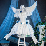 【Pre-Order】New Panty And Stocking with Garterbelt Angel Stocking Cosplay Costume Costume - Tophatter Daily Deals