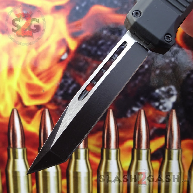 S2G Tactical Small 7" OTF Bullet HK Automatic Knife - 6 Blade Options Tanto Plain Knife-OTF - Tophatter Daily Deals