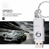 Mini Metal Rotary USB Flash Drive 2.0 Key Chain Memory Stick 16/32/64gb 64GB 2.0 Double the storage for $10 more! USB Flash Drive - Tophatter Daily Deals