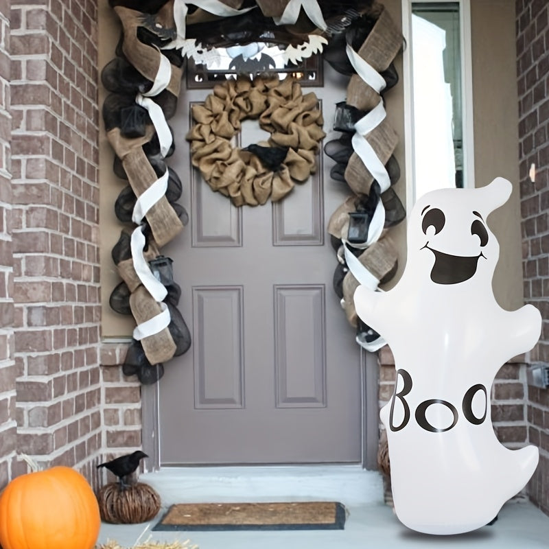 Pumpkin and Ghost Duo Halloween Decoration - Tophatter Daily Deals
