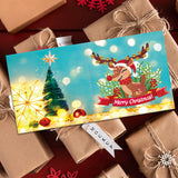 4pcs Christmas Diamond Painting DIY Greeting Cards Cart 0 - Tophatter Daily Deals