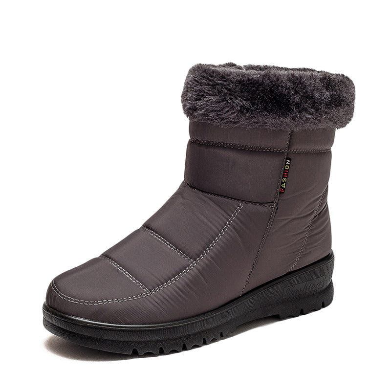 Boots Light Anti-skid Cotton Shoes Women Grey 0 - Tophatter Daily Deals