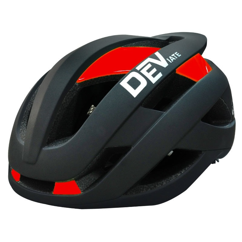 Bicycle Helmet Full Boud Edage Belt Fly Net Unisex Breathable Integrated Mountain Bike Riding Head Matte Black And Red Free Size 0 - Tophatter Daily Deals