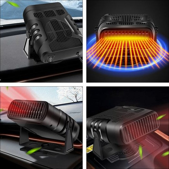 12V Car Heater Portable Defogger Fan Winter 2025 Compact - Tophatter Daily Deals