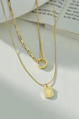 Stainless Steel Tag Pendant Necklace Necklaces - Tophatter Daily Deals