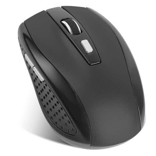 2.4 G Wireless Gaming Mouse Optical Black Computer Accessories - Tophatter Daily Deals
