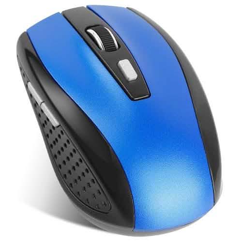 2.4 G Wireless Gaming Mouse Optical Blue Computer Accessories - Tophatter Daily Deals
