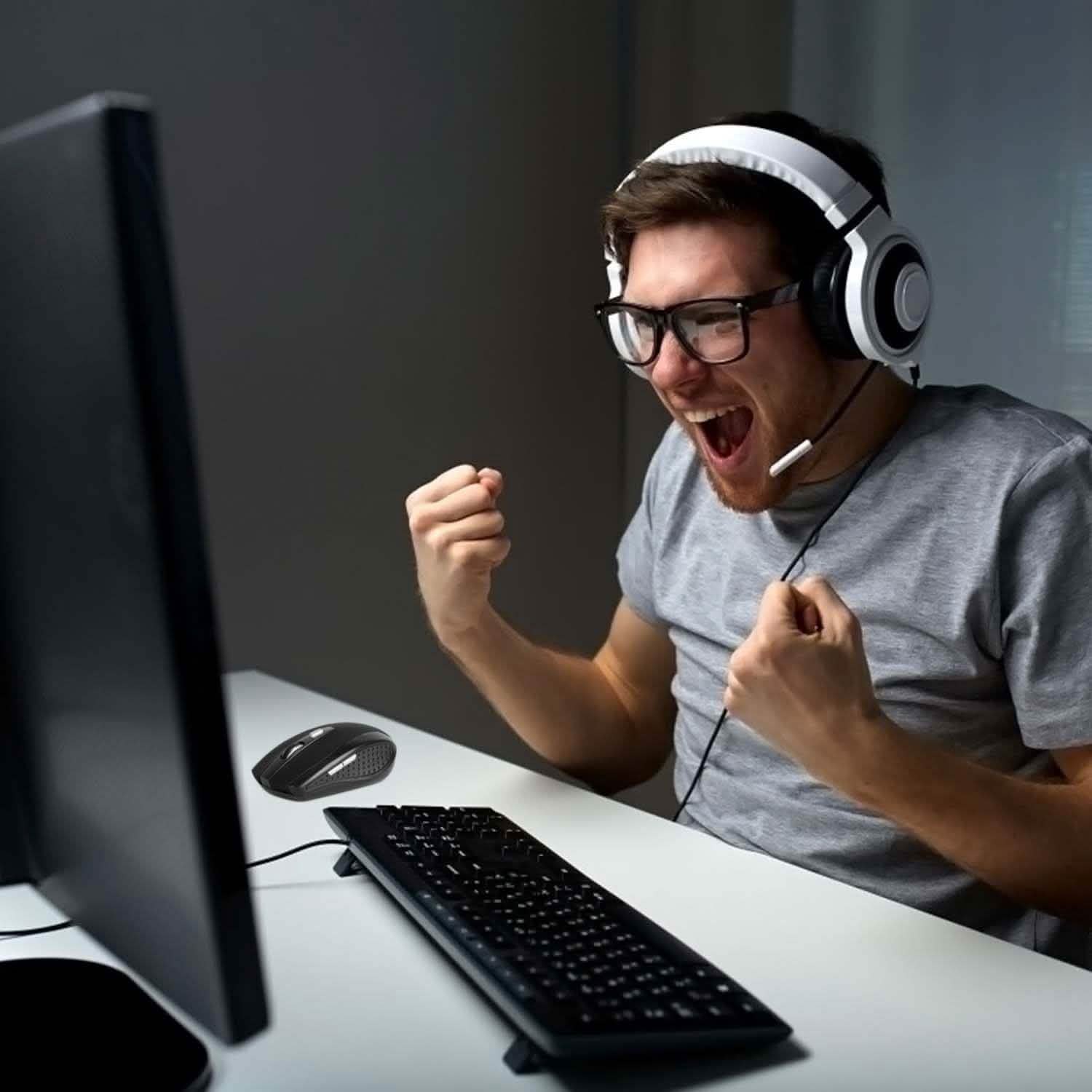 2.4 G Wireless Gaming Mouse Optical Computer Accessories - Tophatter Daily Deals