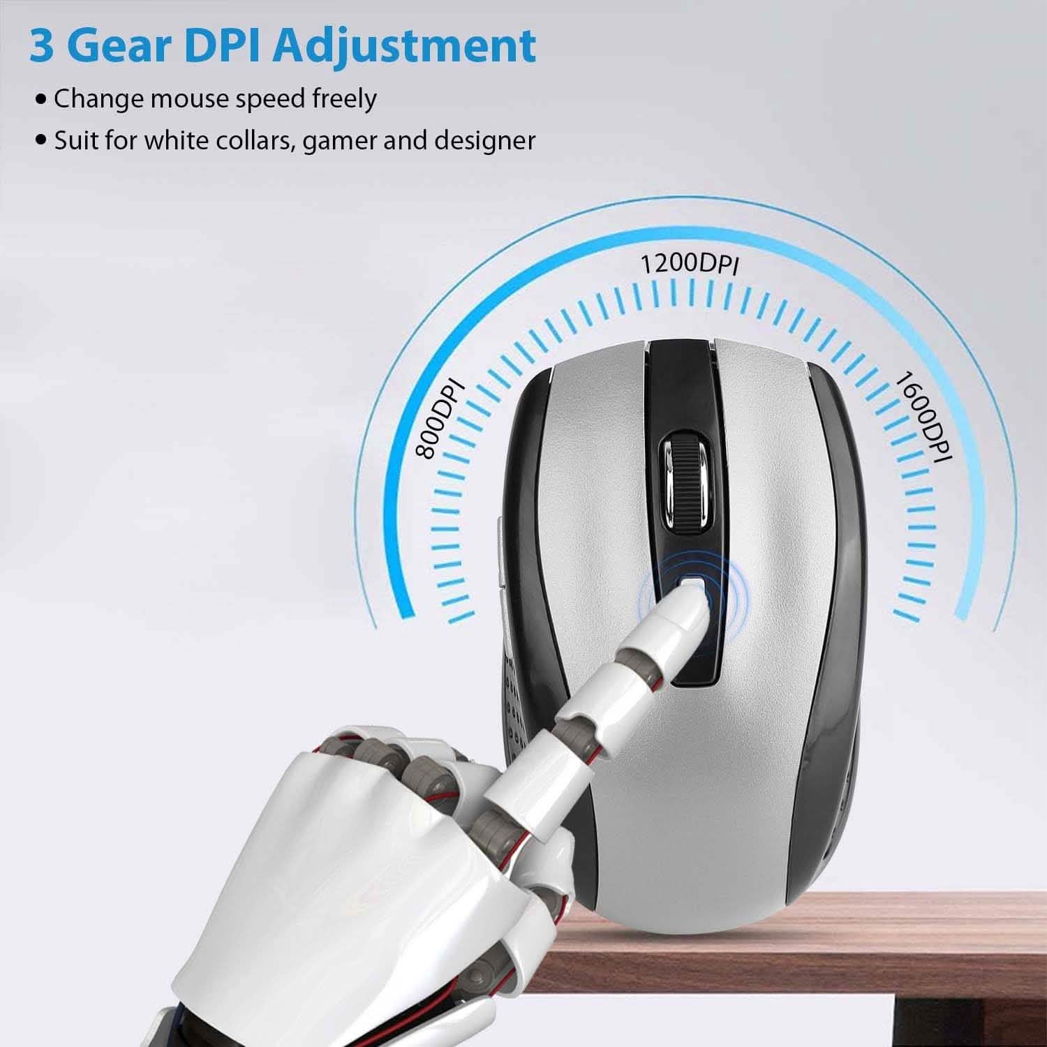 2.4 G Wireless Gaming Mouse Optical Computer Accessories - Tophatter Daily Deals