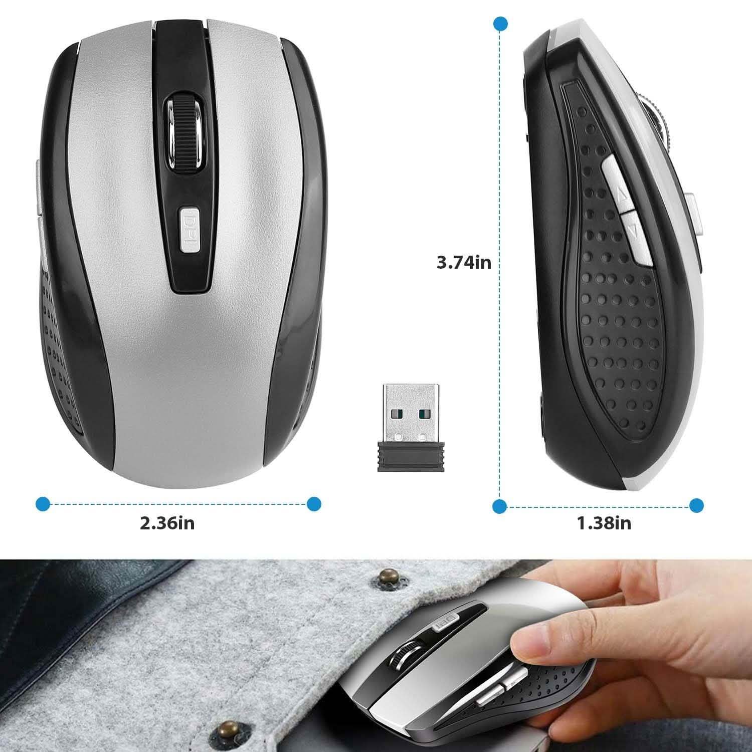 2.4 G Wireless Gaming Mouse Optical Computer Accessories - Tophatter Daily Deals