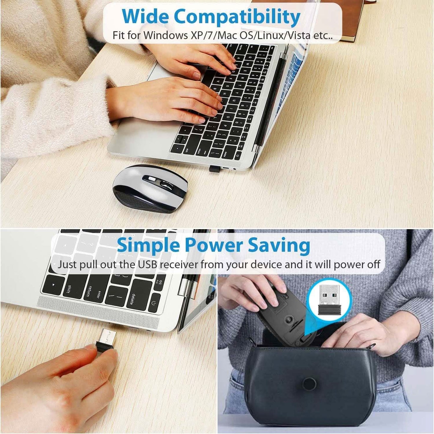 2.4 G Wireless Gaming Mouse Optical Computer Accessories - Tophatter Daily Deals