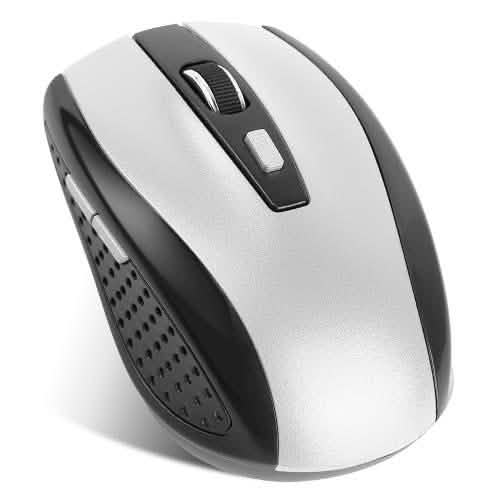 2.4 G Wireless Gaming Mouse Optical Silver Computer Accessories - Tophatter Daily Deals