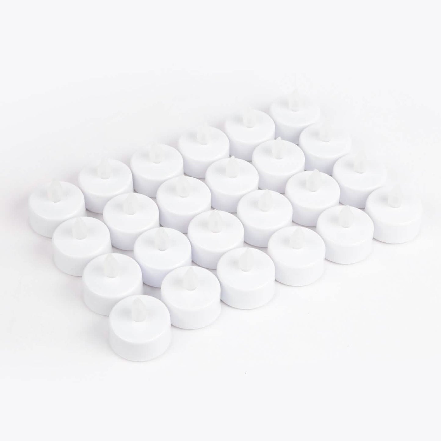 24-Piece: Flameless LED Tealight Candles Indoor Lighting - Tophatter Daily Deals