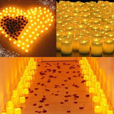 24-Piece: LED Flameless Tea Light Candle Indoor Lighting - Tophatter Daily Deals