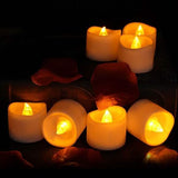 24-Piece: LED Flameless Tea Light Candle Indoor Lighting - Tophatter Daily Deals
