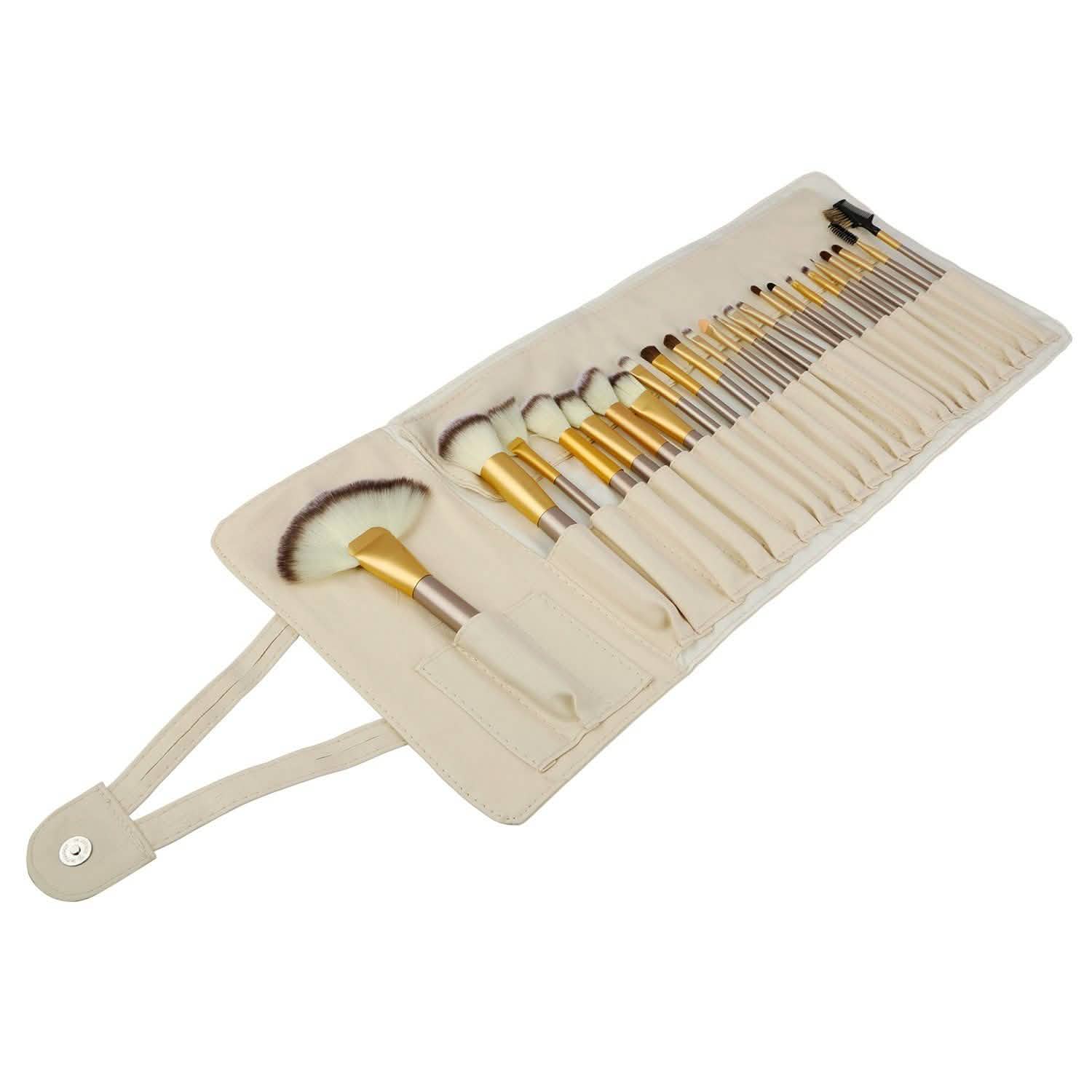 24-Piece: Makeup Brushes Set Beauty & Personal Care - Tophatter Daily Deals