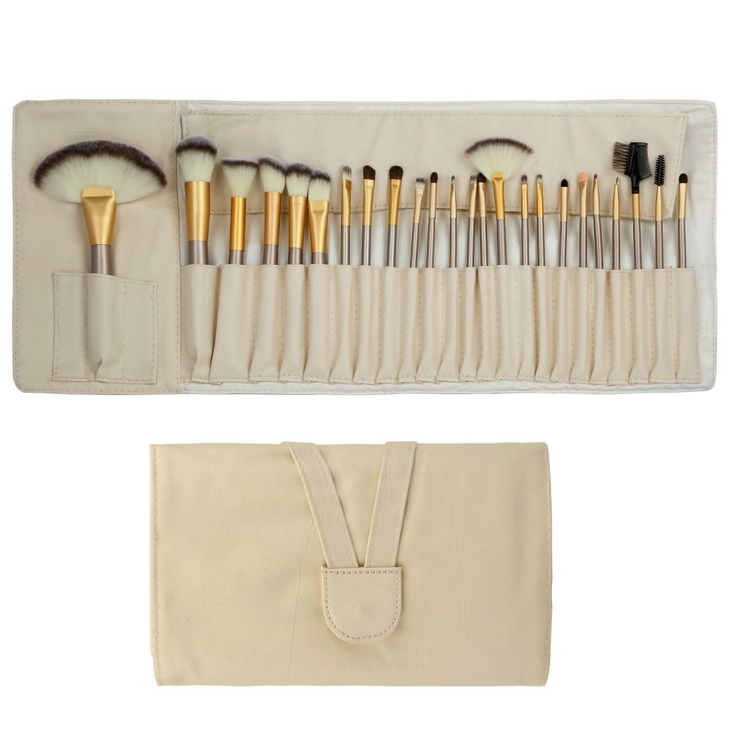 24-Piece: Makeup Brushes Set Beauty & Personal Care - Tophatter Daily Deals