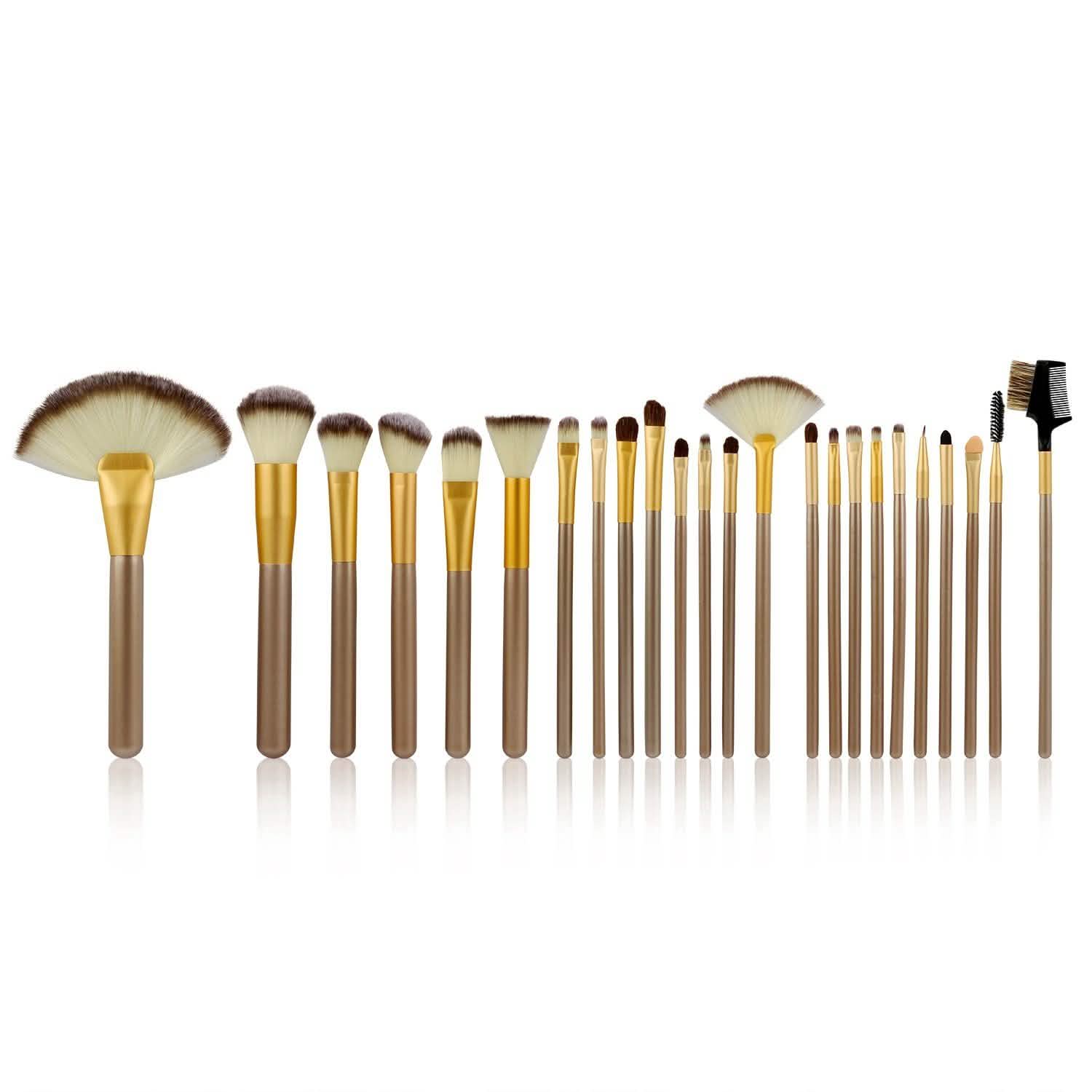24-Piece: Makeup Brushes Set Beauty & Personal Care - Tophatter Daily Deals