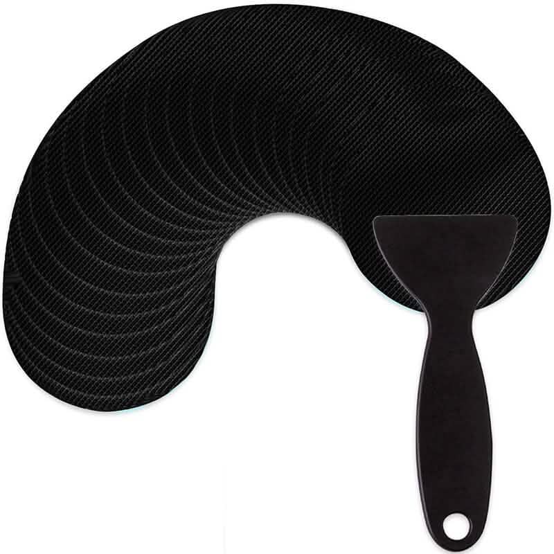 24-Piece: Non-Slip Bathtub Stickers Black Bath - Tophatter Daily Deals