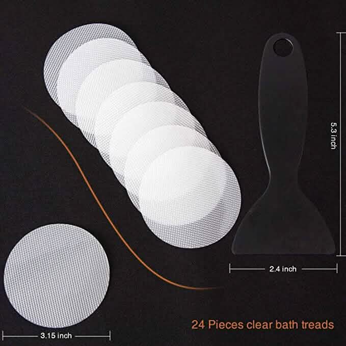 24-Piece: Non-Slip Bathtub Stickers Bath - Tophatter Daily Deals