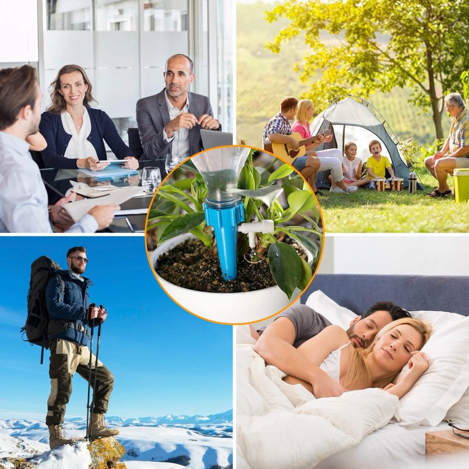 24-Piece: Plant Watering Spikes Self Watering Device Garden & Patio - Tophatter Daily Deals