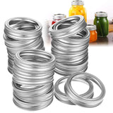 24-Piece: Regular Mouth Canning Jar Kitchen Storage - Tophatter Daily Deals