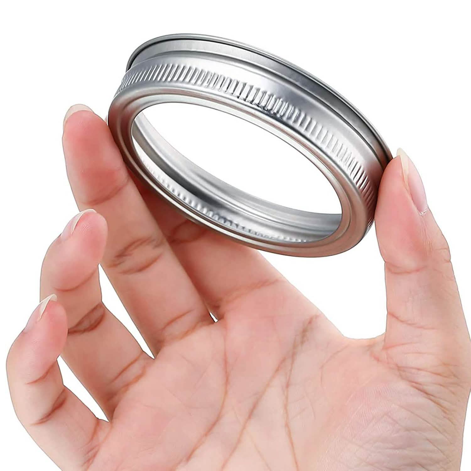 24-Piece: Regular Mouth Canning Jar Kitchen Storage - Tophatter Daily Deals