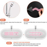 24-Piece: Safe Tub Strips Adhesive Non-Slip Shower Stickers Set Bath - Tophatter Daily Deals