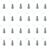 24-Piece: Stainless Steel Cake Decorating Supplies Kit Kitchen Tools & Gadgets - Tophatter Daily Deals