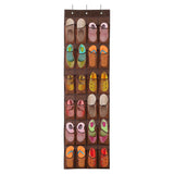 24 Pockets Over the Door Shoe Rack Coffee Storage & Organization - Tophatter Daily Deals