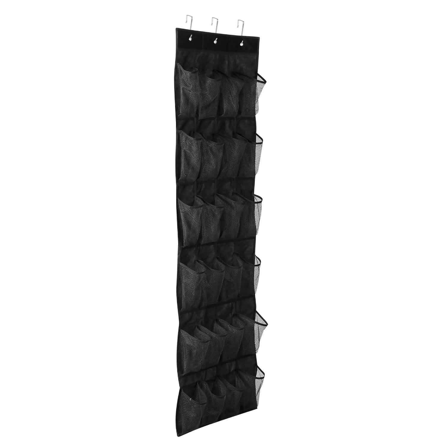 24 Pockets Over the Door Shoe Rack Storage & Organization - Tophatter Daily Deals