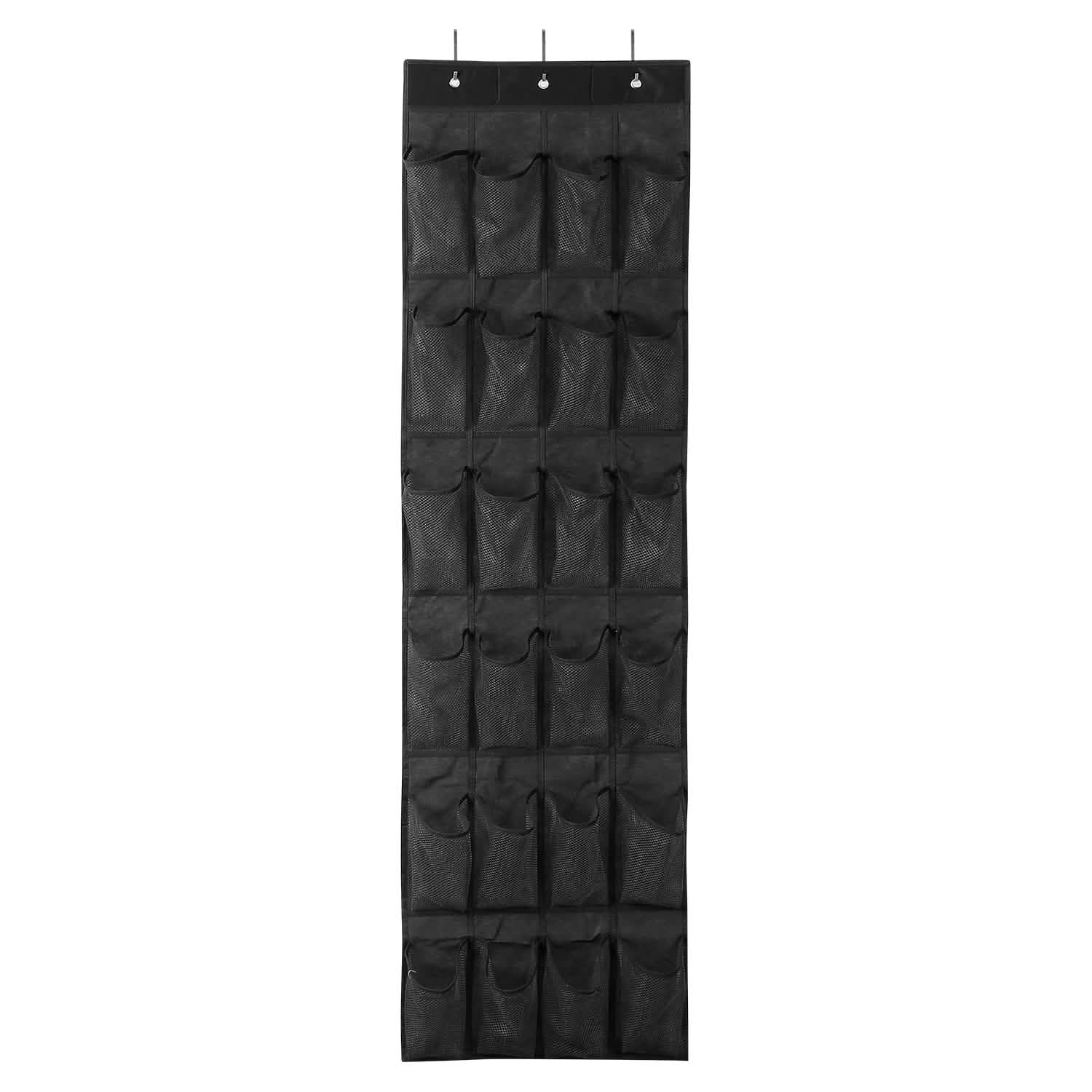 24 Pockets Over the Door Shoe Rack Storage & Organization - Tophatter Daily Deals