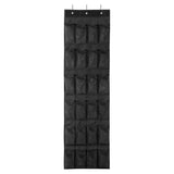 24 Pockets Over the Door Shoe Rack Storage & Organization - Tophatter Daily Deals