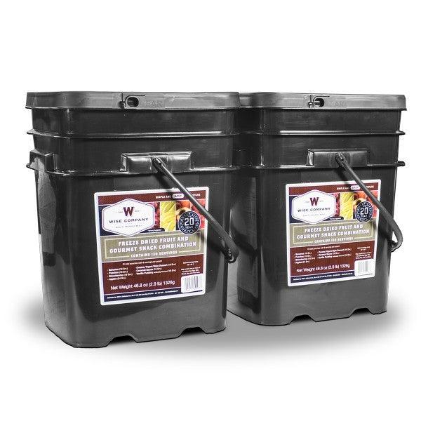240 Serving Wise Fruit Bucket Survival - Tophatter Daily Deals