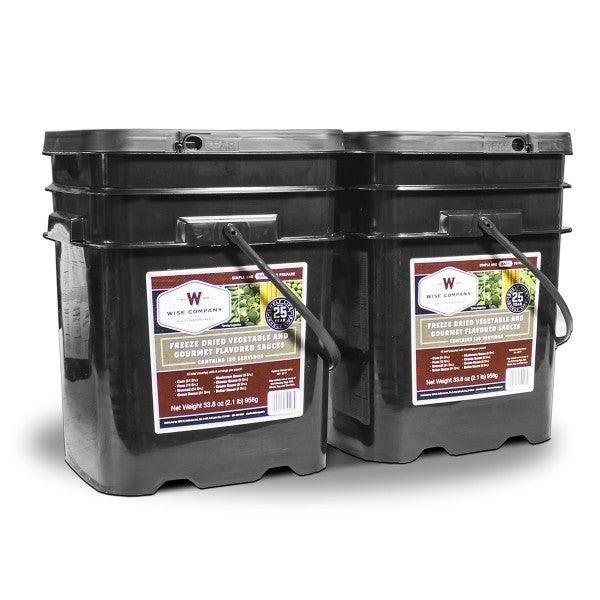 240 Serving Wise Vegetable Bucket Survival - Tophatter Daily Deals