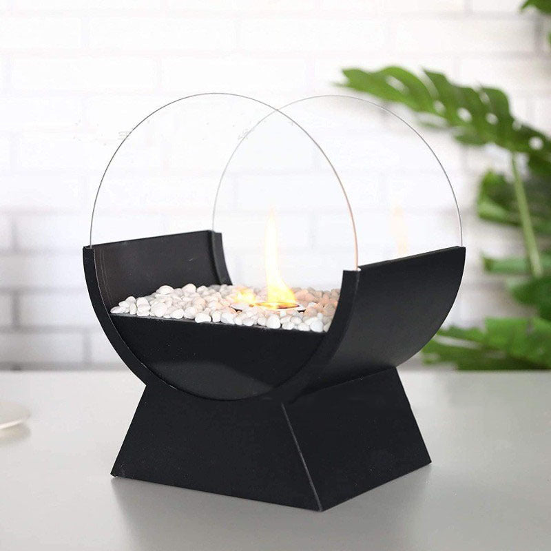 Alcohol Fireplace Arch Portable Stove Desktop Decoration Fireplace 0 - Tophatter Daily Deals