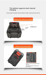 21V Brand New Power Electric Wrench Lithium Battery 0 - Tophatter Daily Deals