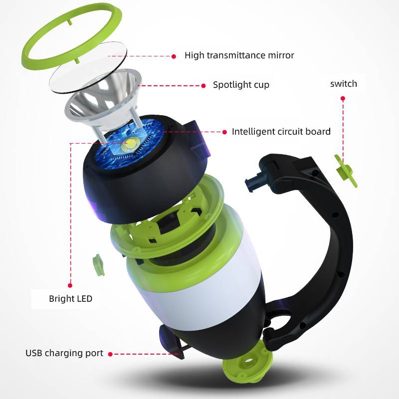 3 In1 Multifunctional Table Lamp Three In One LED Tent Lamp Car Night Light Foldable Emergency Flashlight 0 - Tophatter Daily Deals