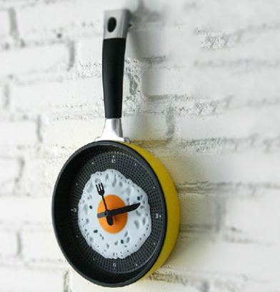 Boiled egg pot wall clock 0 - Tophatter Daily Deals
