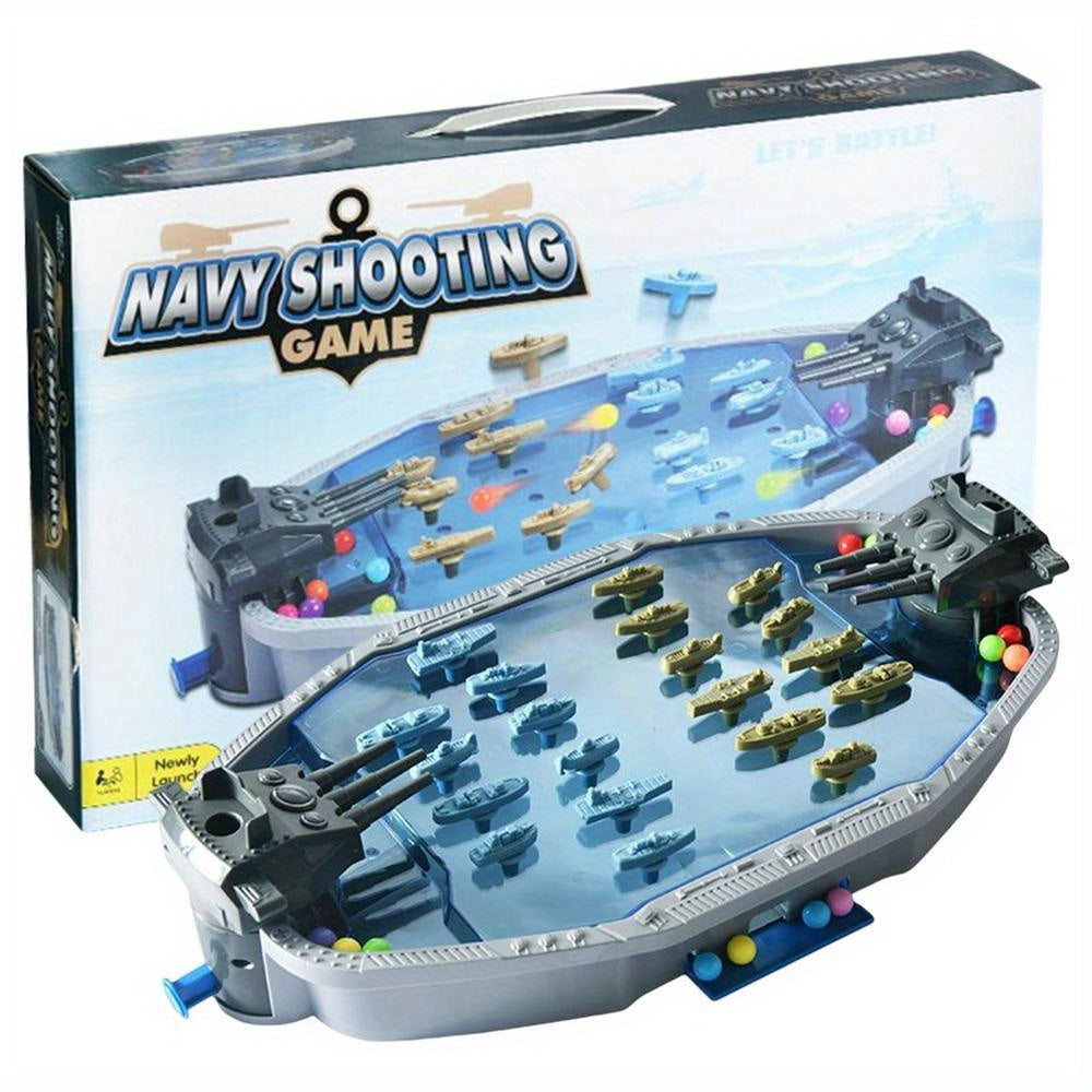 Navy Battleship Game 2-Player Shooting War Board Toys & Games > Baby Toys & Activities - Tophatter Daily Deals