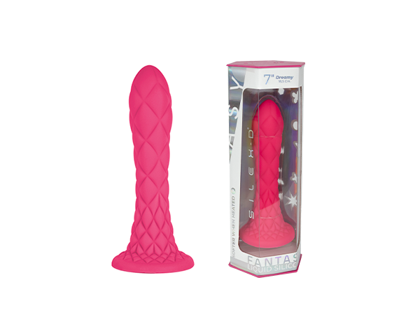 Silexd Fantasy Line Dreamy (Pink) – Thermo Reactive 7 Inch Dildo > Dildos > Neutral Dildos - Tophatter Daily Deals
